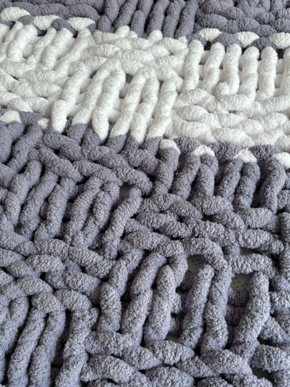 Chunky Knit Blanket Throw 51
